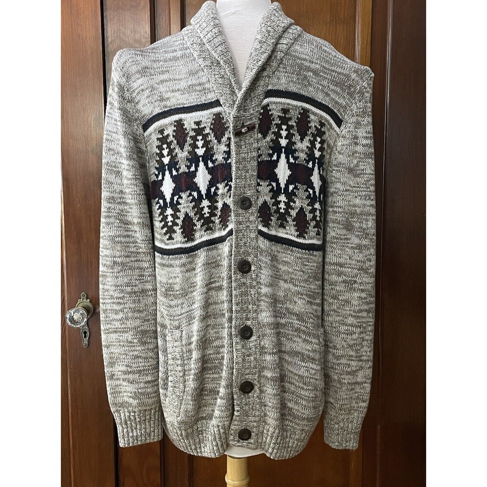 Men's Retrofit Cardigan Sweater XL